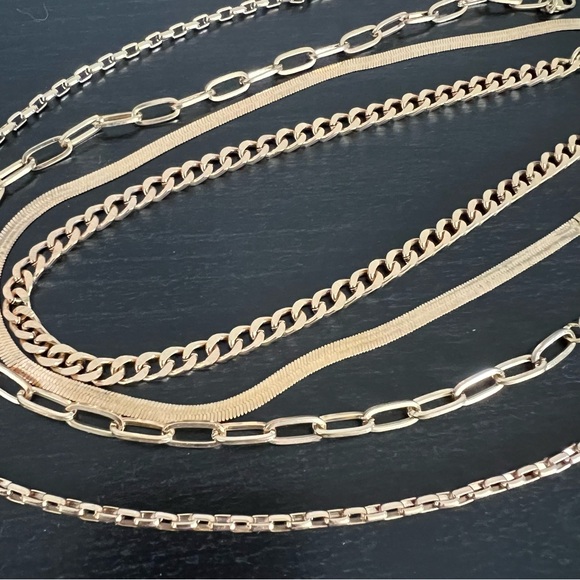 Fashion Jewelry Jewelry - Jewelry Set Gold Bundle: 4 Necklaces, 2 Bracelets, 9 Rings and 12 Earrings